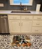 Shih Tzu Fall Kitchen Pumpkins Memory Foam Kitchen Mat Machine Washable Anti-Fatigue Mat Cushion Comfort Bath Mat or Kitchen Rug